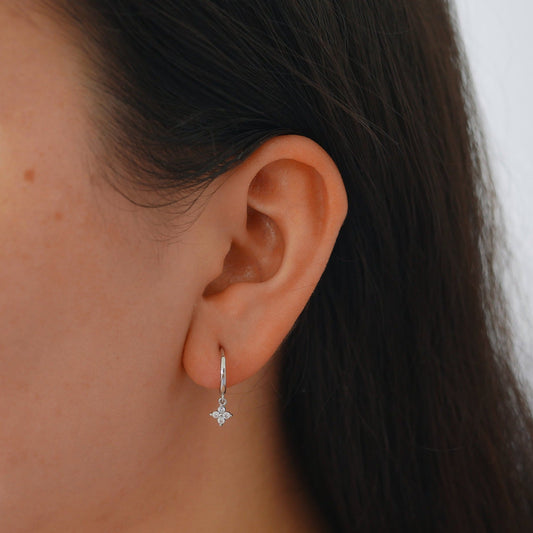 Sienna Huggies Silver