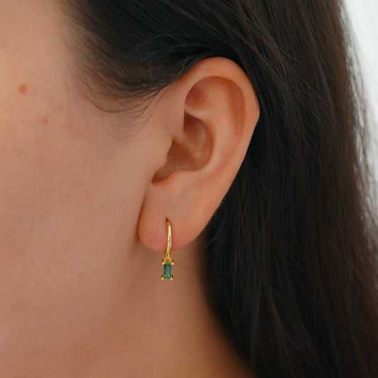 Emerald Cristallo Huggies Gold