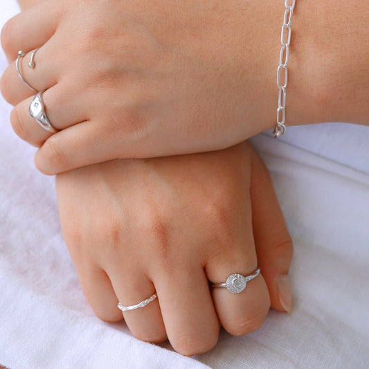 Bèllaa Lunar Ring Silver