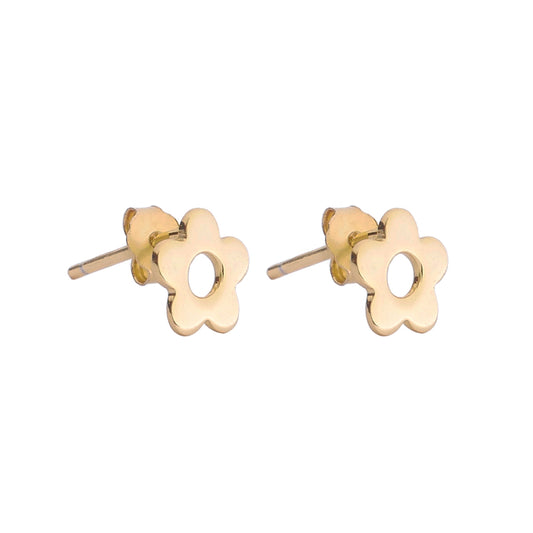 Flower Studs Gold