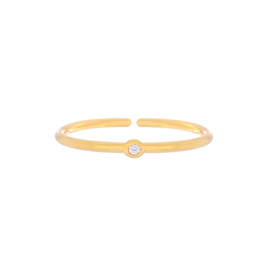Centre Diamond Ring Gold