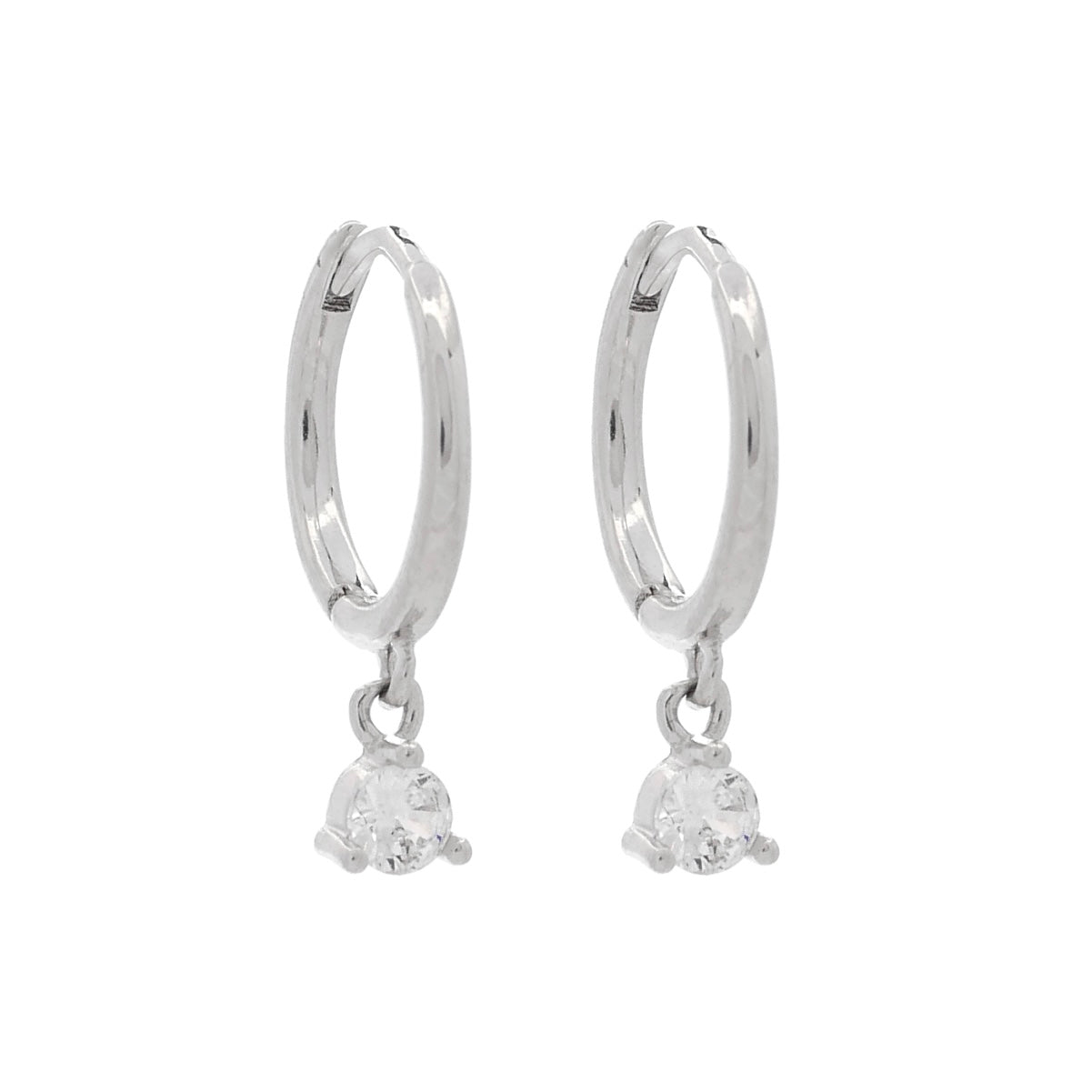 Bèllaa Huggie Silver