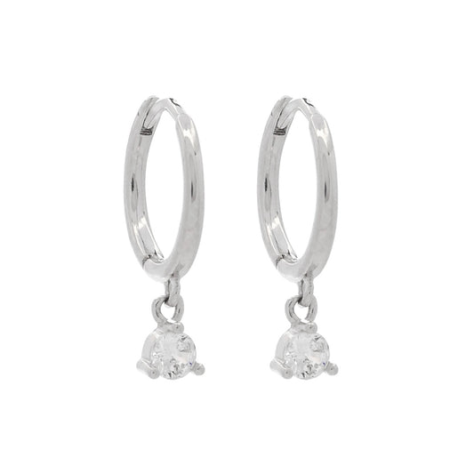 Bèllaa Huggie Silver