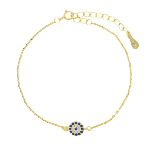 Evil Eye Bracelet Gold